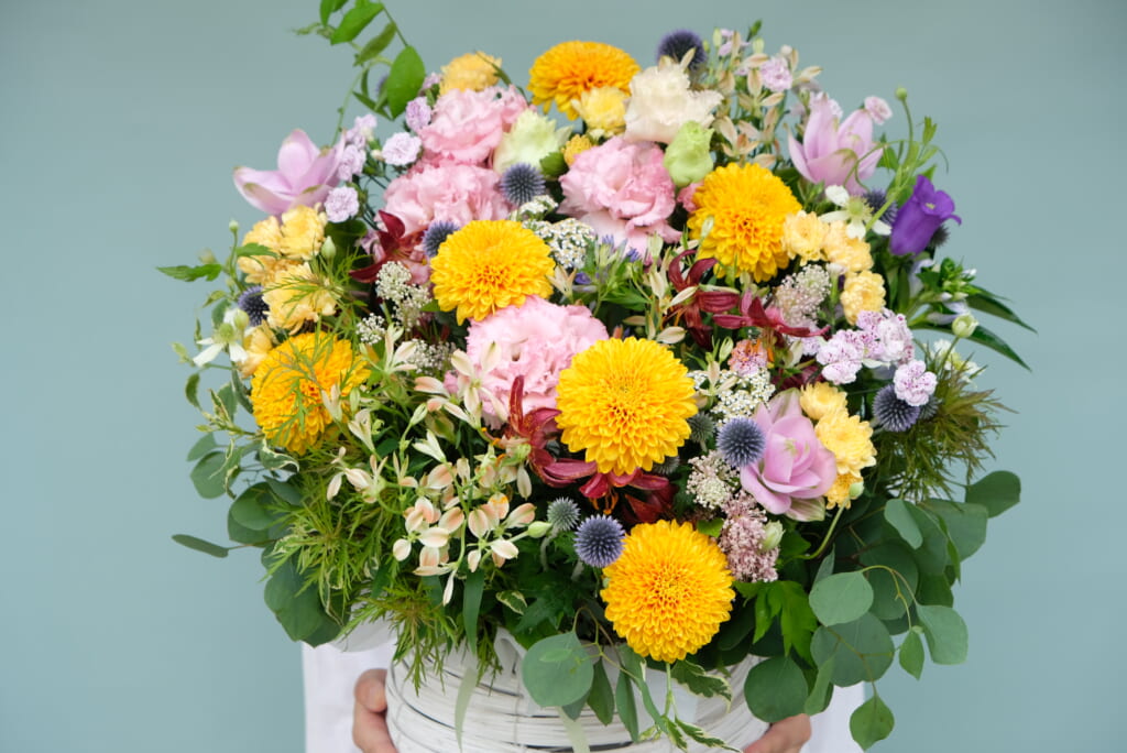 Sympathy Arrangement Mixed Colors