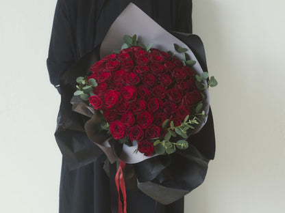 50 Red Roses Bouquet