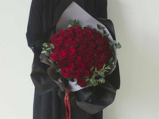 50 Red Roses Bouquet