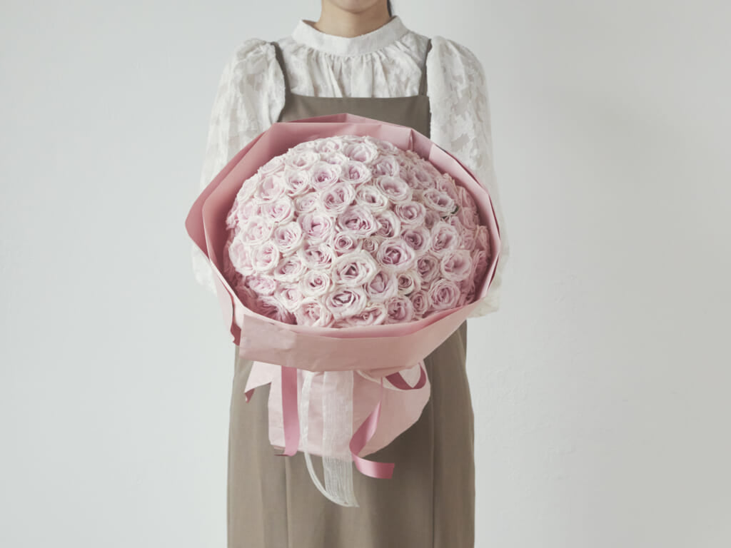 99 Pink Roses Bouquet