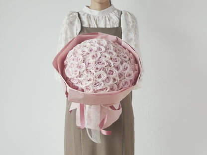 99 Pink Roses Bouquet