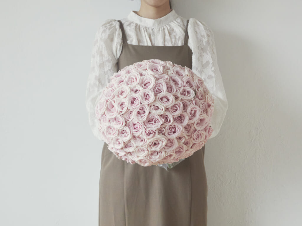 99 Pink Roses Bouquet