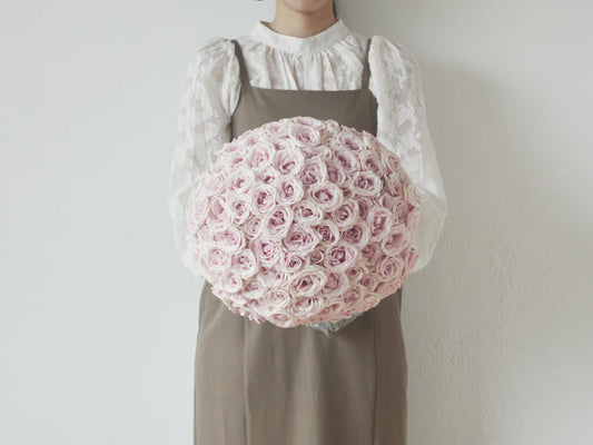 99 Pink Roses Bouquet