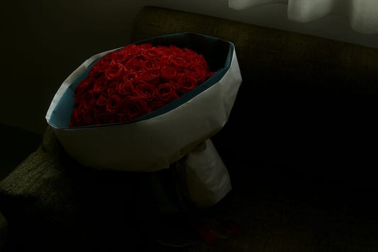88 Red Roses Bouquet