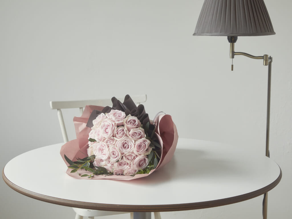 24 Pink Roses Bouquet