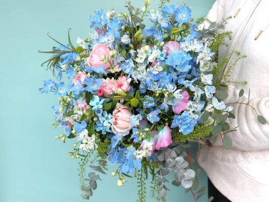 Blue & Pink Bouquet