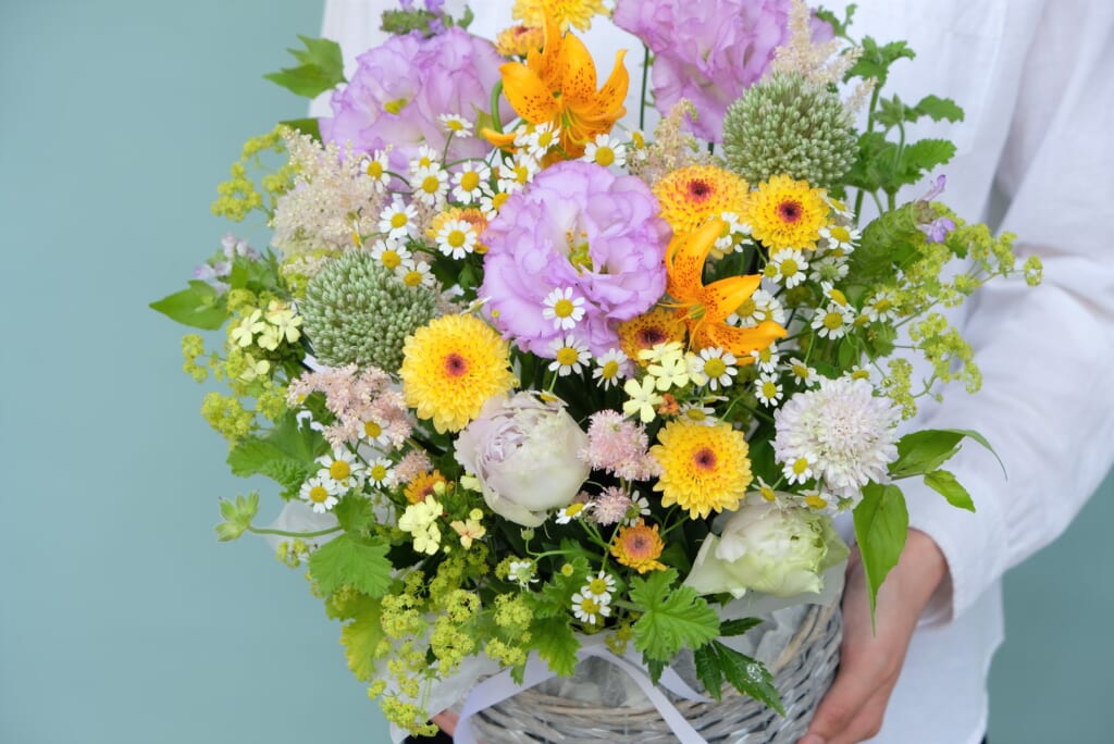 Sympathy Arrangement Mixed Colors