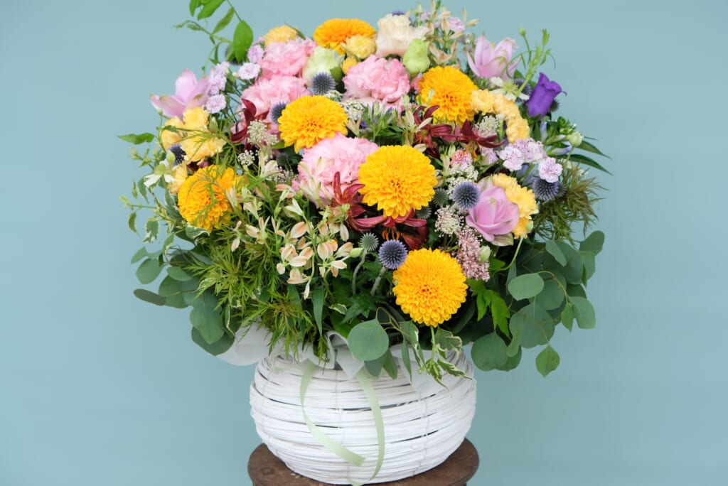 Sympathy Arrangement Mixed Colors