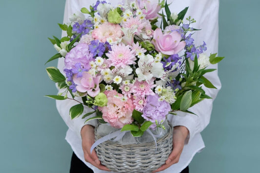 Sympathy Arrangement Pink & Purple