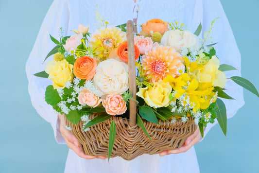 Vitamin Color Basket Arrangement