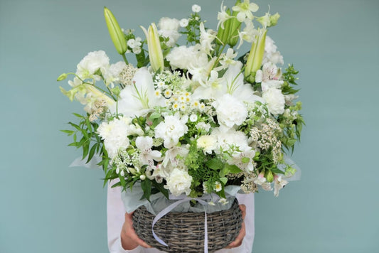Sympathy Arrangement White