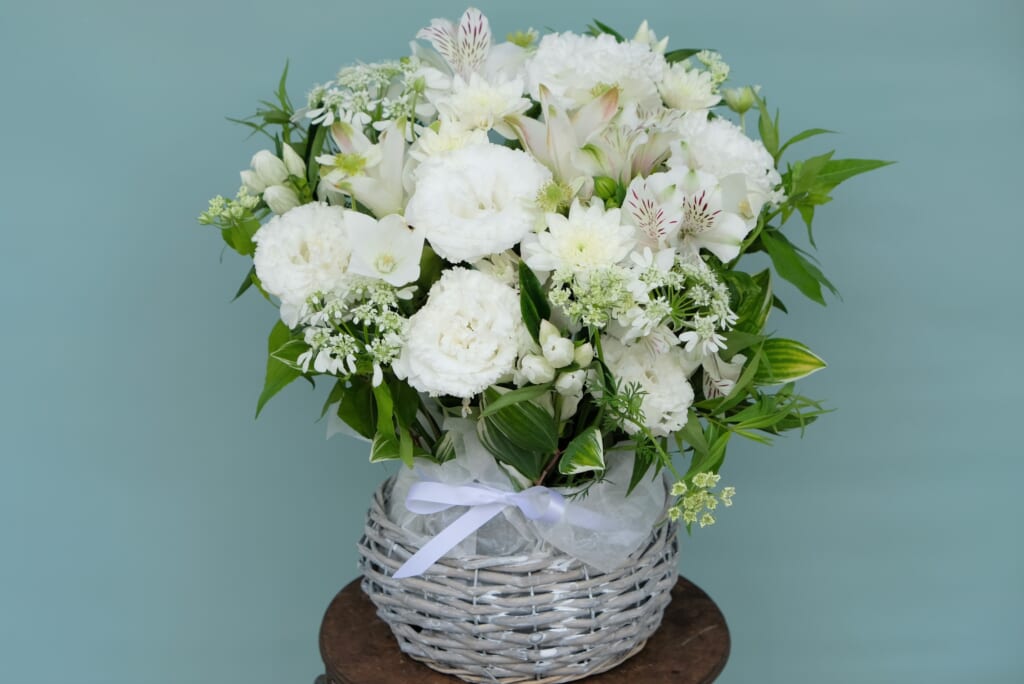 Sympathy Arrangement White